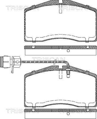 BENDIX 573054 - Brake Pad Set, disc brake autospares.lv