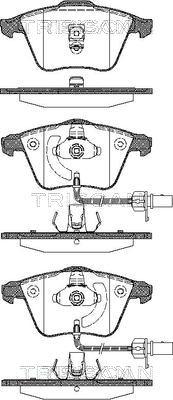 Triscan 8110 29053 - Brake Pad Set, disc brake autospares.lv