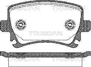 Triscan 8110 29052 - Brake Pad Set, disc brake autospares.lv
