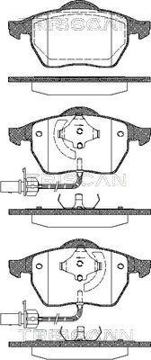 Triscan 8110 29016 - Brake Pad Set, disc brake autospares.lv