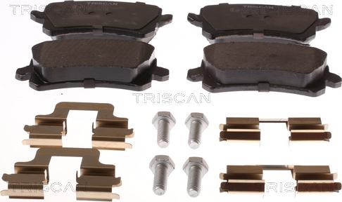 Triscan 8110 29077 - Brake Pad Set, disc brake autospares.lv