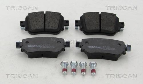 Triscan 8110 29176 - Brake Pad Set, disc brake autospares.lv