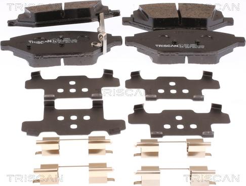 Triscan 8110 24053 - Brake Pad Set, disc brake autospares.lv