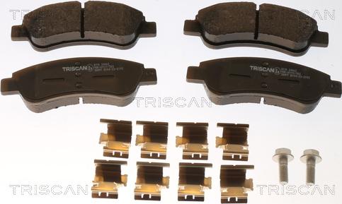 Triscan 8110 24062 - Brake Pad Set, disc brake autospares.lv