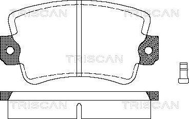 Pagid T6088ECO - Brake Pad Set, disc brake autospares.lv