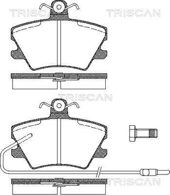 Akebono AN-4190WK - Brake Pad Set, disc brake autospares.lv