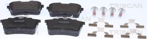 Triscan 8110 28042 - Brake Pad Set, disc brake autospares.lv