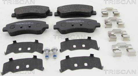 Triscan 8110 28058 - Brake Pad Set, disc brake autospares.lv