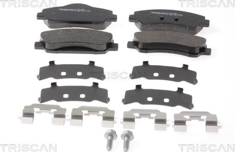 Triscan 8110 28062 - Brake Pad Set, disc brake autospares.lv