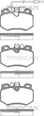 Triscan 8110 28850 - Brake Pad Set, disc brake autospares.lv