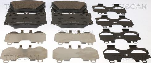 Triscan 8110 23096 - Brake Pad Set, disc brake autospares.lv