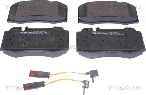 Triscan 8110 23058 - Brake Pad Set, disc brake autospares.lv