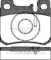 Triscan 8110 23006 - Brake Pad Set, disc brake autospares.lv