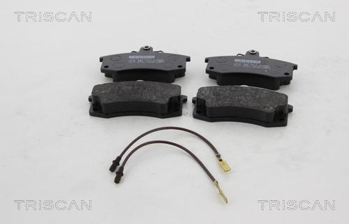Triscan 8110 70125 - Brake Pad Set, disc brake autospares.lv