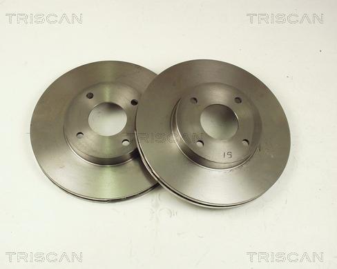 Triscan 8120 15118 - Brake Disc autospares.lv