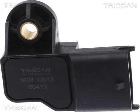 Triscan 8824 10018 - Sensor, intake manifold pressure autospares.lv