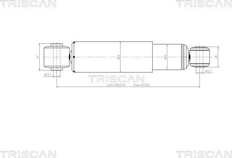 Triscan 8705 43203 - Shock Absorber autospares.lv