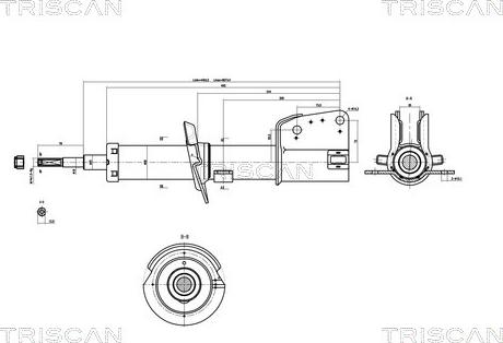 Triscan 8705 10101 - Shock Absorber autospares.lv