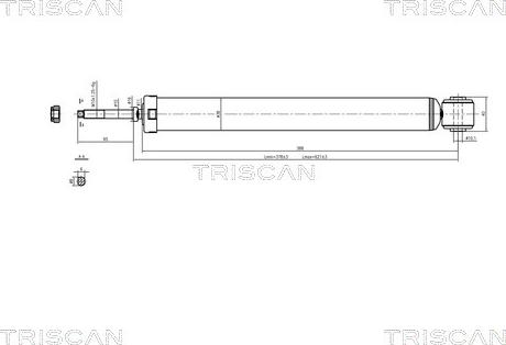 Triscan 8705 13201 - Shock Absorber autospares.lv