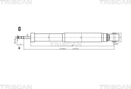 Triscan 8705 29204 - Shock Absorber autospares.lv