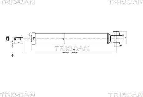 Triscan 8705 29208 - Shock Absorber autospares.lv