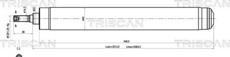 Triscan 8705 24101 - Shock Absorber autospares.lv