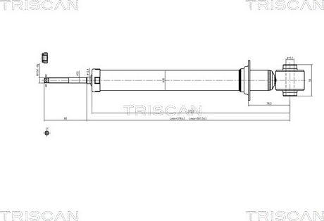 Triscan 8705 24204 - Shock Absorber autospares.lv