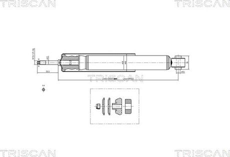 Triscan 8705 24205 - Shock Absorber autospares.lv