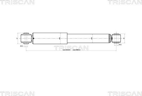 Triscan 8705 24202 - Shock Absorber autospares.lv