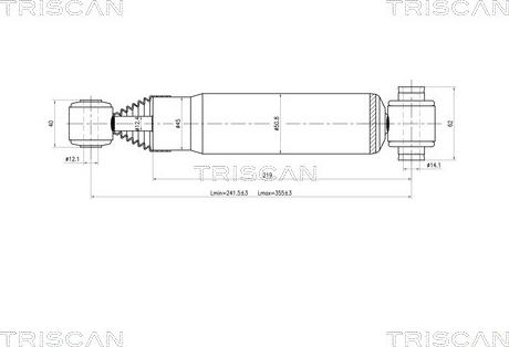 Triscan 8705 28201 - Shock Absorber autospares.lv