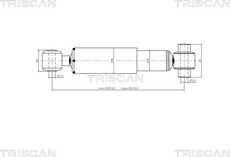 Triscan 8705 28203 - Shock Absorber autospares.lv