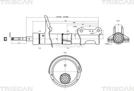 Triscan 8705 27101 - Shock Absorber autospares.lv