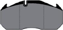 Truckfrenos TFEKBP.030 - Brake Pad Set, disc brake autospares.lv