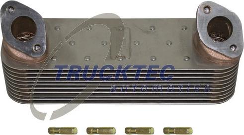 Trucktec Automotive 01.18.040 - Oil Cooler, engine oil autospares.lv