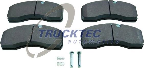 Trucktec Automotive 01.35.076 - Brake Pad Set, disc brake autospares.lv