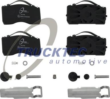 Trucktec Automotive 01.35.243 - Brake Pad Set, disc brake autospares.lv