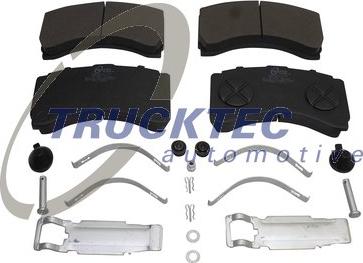 Trucktec Automotive 01.35.251 - Brake Pad Set, disc brake autospares.lv