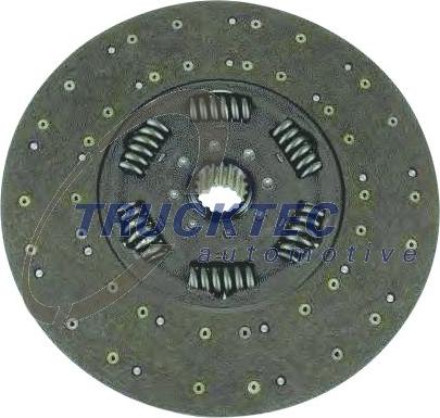 Trucktec Automotive 01.23.148 - Clutch Disc autospares.lv