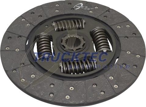 Trucktec Automotive 01.23.168 - Clutch Disc autospares.lv