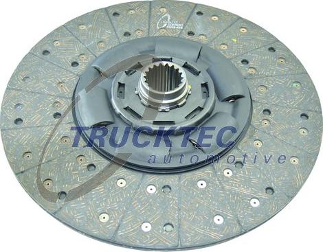 Trucktec Automotive 01.23.139 - Clutch Disc autospares.lv