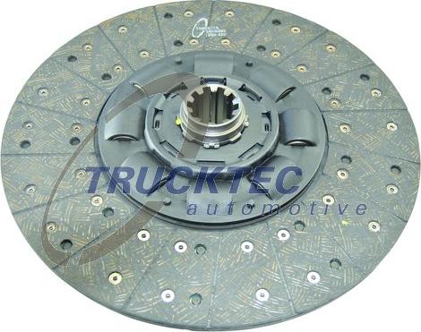 Trucktec Automotive 01.23.123 - Clutch Disc autospares.lv