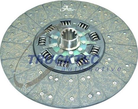 Trucktec Automotive 01.23.127 - Clutch Disc autospares.lv