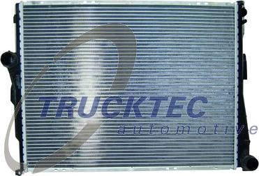 Trucktec Automotive 08.11.027 - Radiator, engine cooling autospares.lv