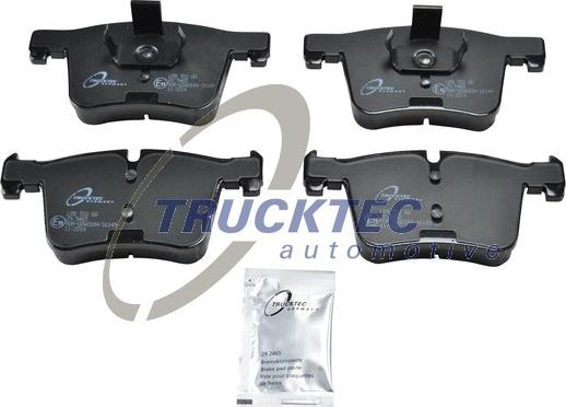 Trucktec Automotive 08.34.154 - Brake Pad Set, disc brake autospares.lv