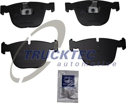 Trucktec Automotive 08.34.156 - Brake Pad Set, disc brake autospares.lv