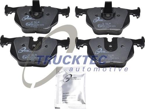 Trucktec Automotive 08.34.102 - Brake Pad Set, disc brake autospares.lv