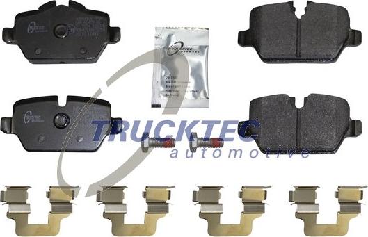 Trucktec Automotive 08.34.131 - Brake Pad Set, disc brake autospares.lv