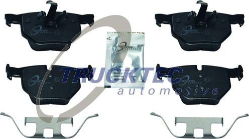 Trucktec Automotive 08.35.041 - Brake Pad Set, disc brake autospares.lv