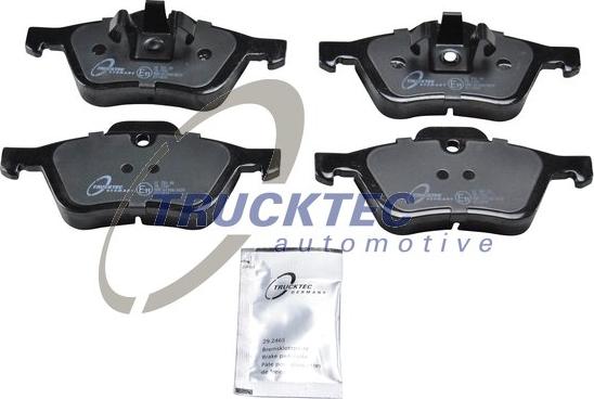 Trucktec Automotive 08.35.128 - Brake Pad Set, disc brake autospares.lv