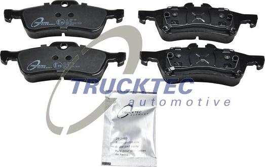 Trucktec Automotive 08.35.127 - Brake Pad Set, disc brake autospares.lv